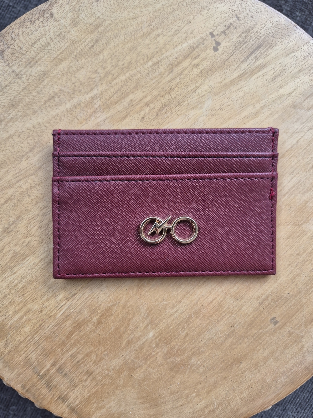 Official Harry Potter Minimalist Glasses Card Holder - Burgundy Like New